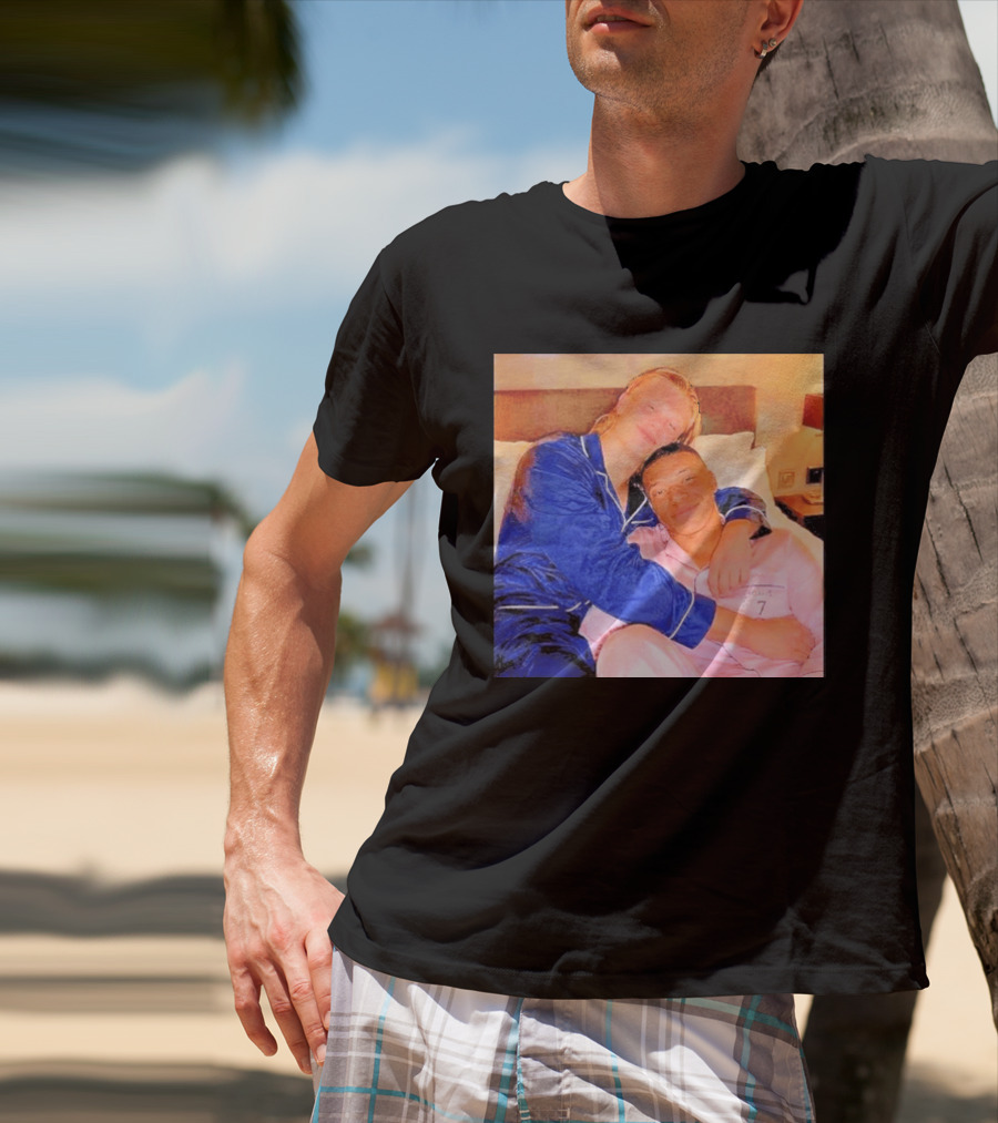 Kylian Mbappé Erling Haaland Pajama Party Soccer Stars Relaxing Together T-Shirt