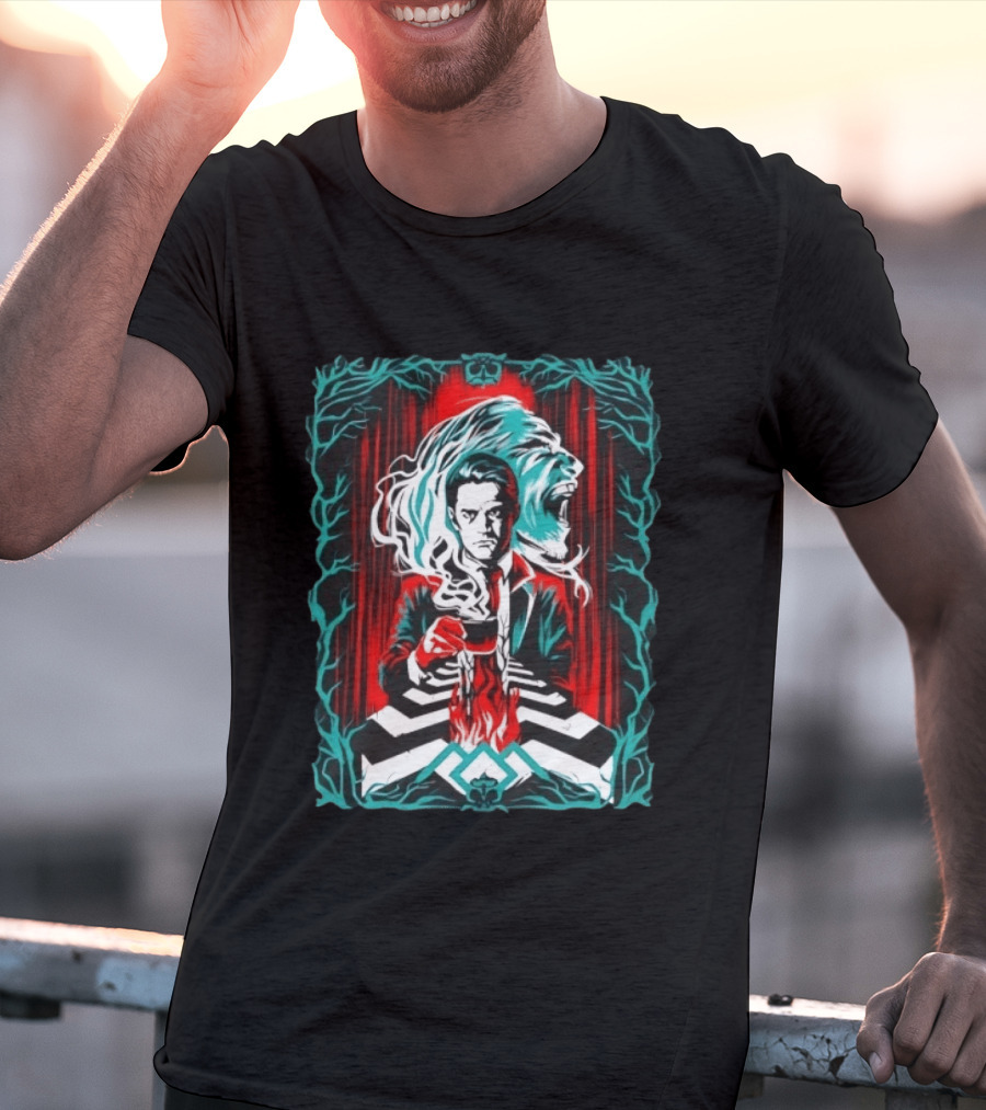 Agent Dale Cooper Bob Twin Peaks Coffee Mystery Scene T-Shirt