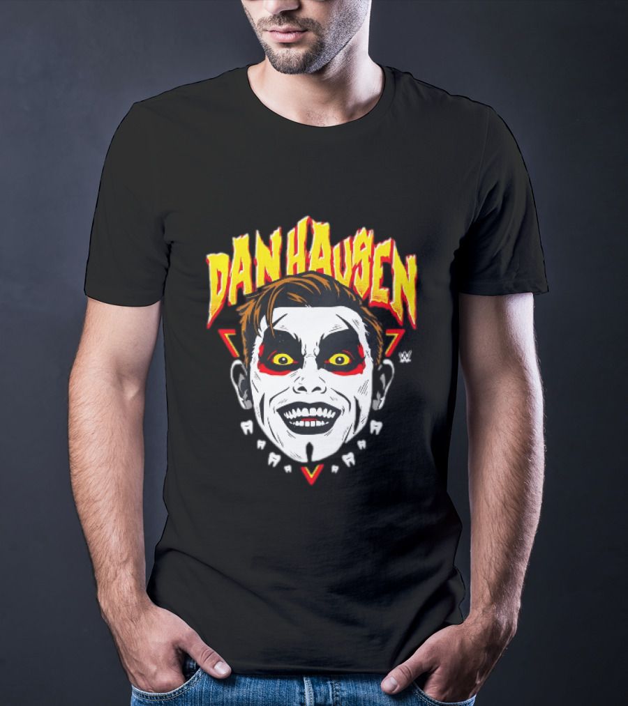 Danhausen Face Paint Yellow Eyes Red Triangle WWE T-Shirt