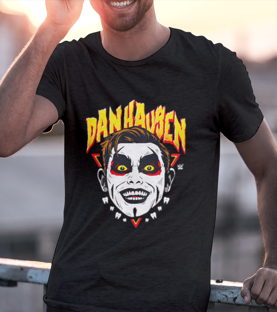 Danhausen Face Paint Yellow Eyes Red Triangle WWE T-Shirt