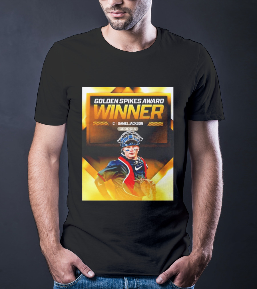 Golden Spikes Award Winner Daniel Jackson Georgia Catcher T-Shirt