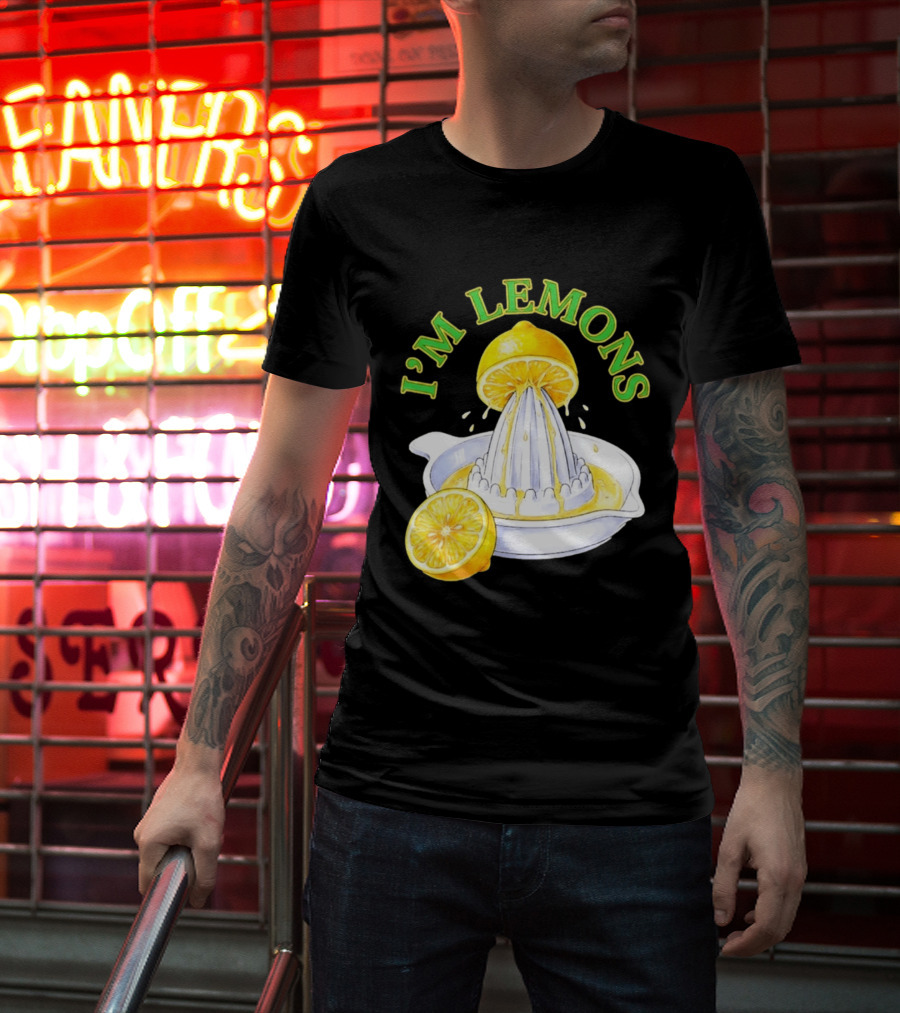 I'm Lemons Citrus Squeezer Fruit T-Shirt