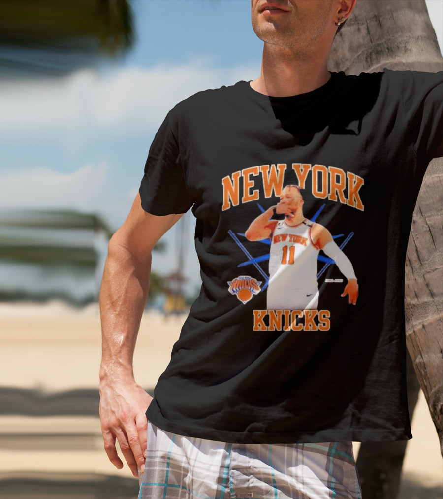 New York Knicks Jalen Brunson 11 NBA Basketball 3 Point 2026 T-Shirt
