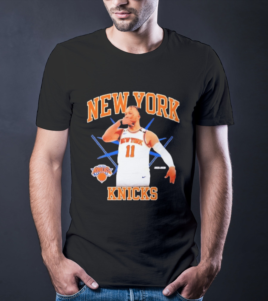 New York Knicks Jalen Brunson 11 NBA Basketball 3 Point 2026 T-Shirt