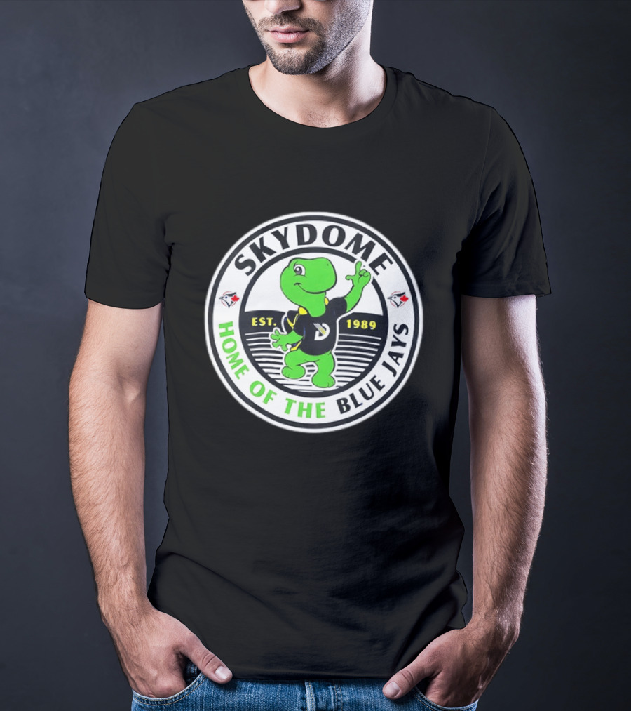 Toronto Blue Jays SkyDome Turtle Est 1989 Home Of The Blue Jays T-Shirt