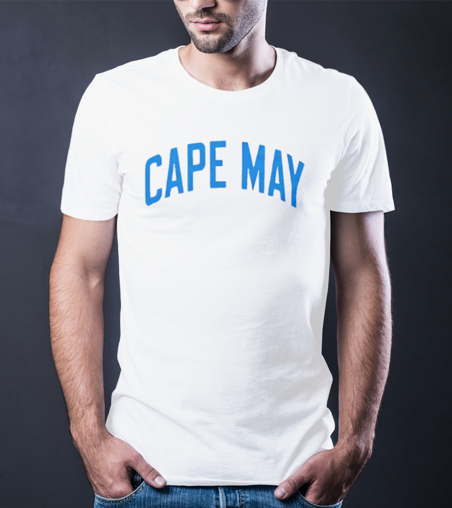 Cape May Beach Vacation Crewneck Cozy T-Shirt