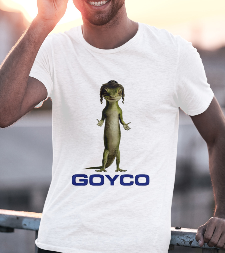 Goyco Lizard With Kippah And Payot T-Shirt