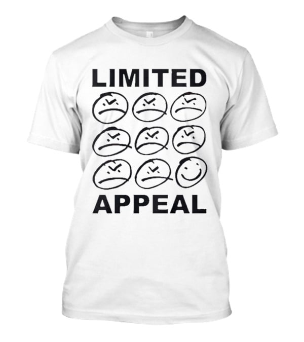 Limited Appeal Records Smiling Frown Faces T-Shirt