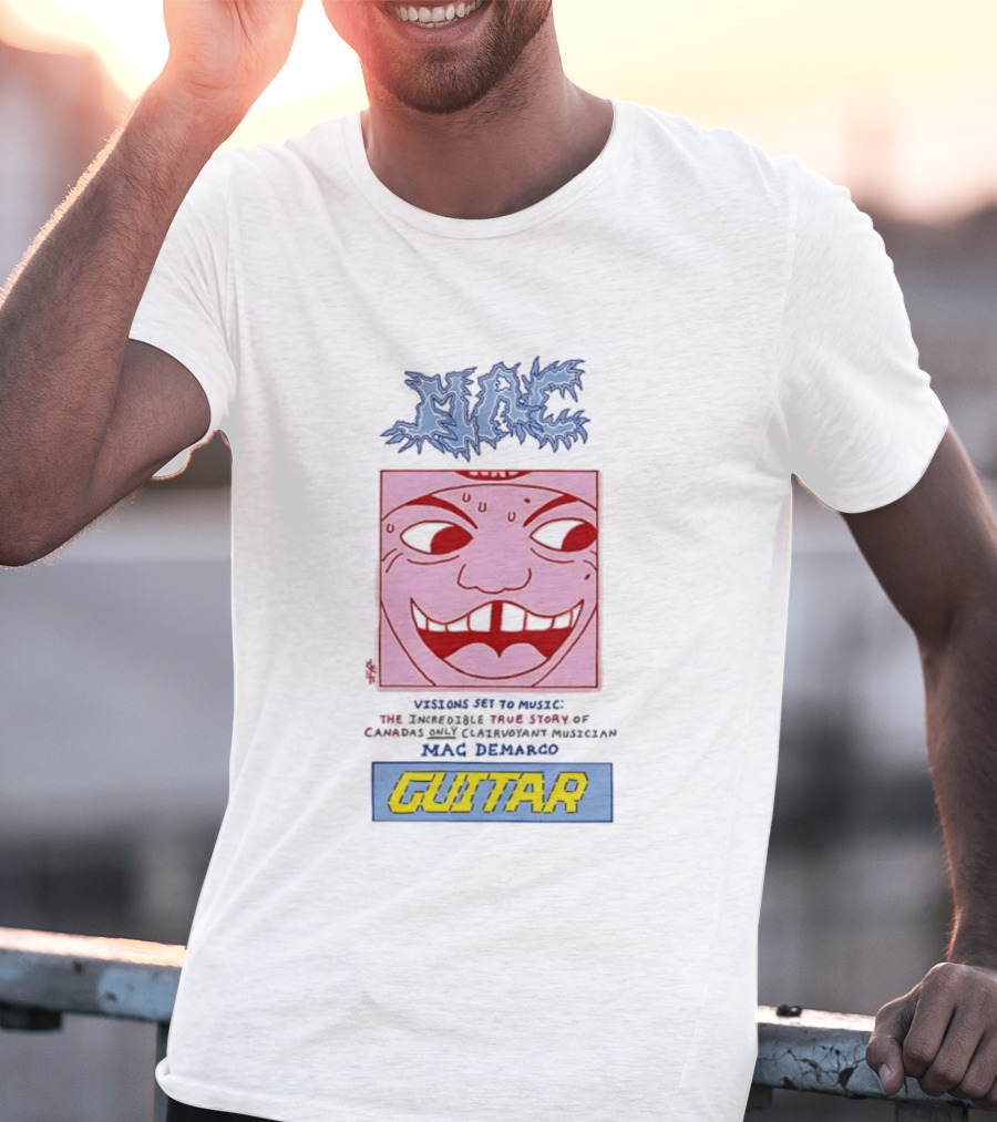 MAC Visions Set To Music Guitar Mac Demarco True Story T-Shirt