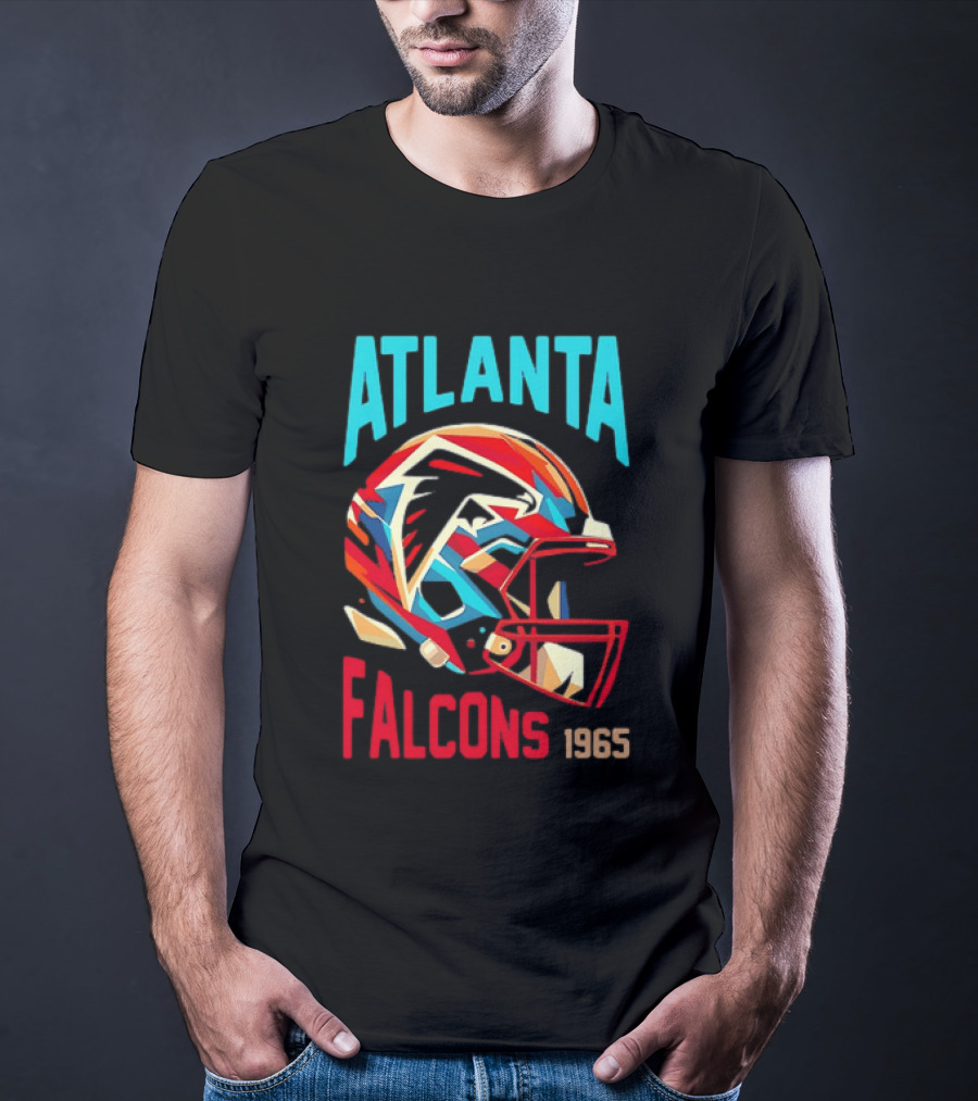 Atlanta Falcons 1965 Helmet Vintage Football Team T-Shirt