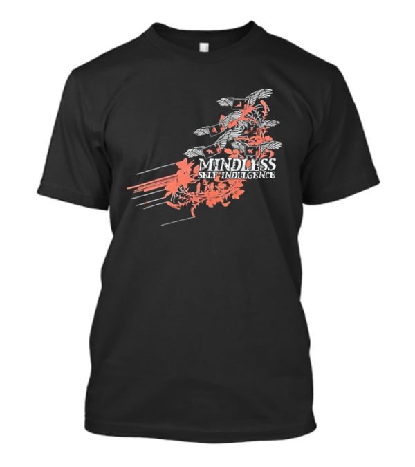 Band Mindless Self Indulgence Flying Monitors Floral Motifs T-Shirt