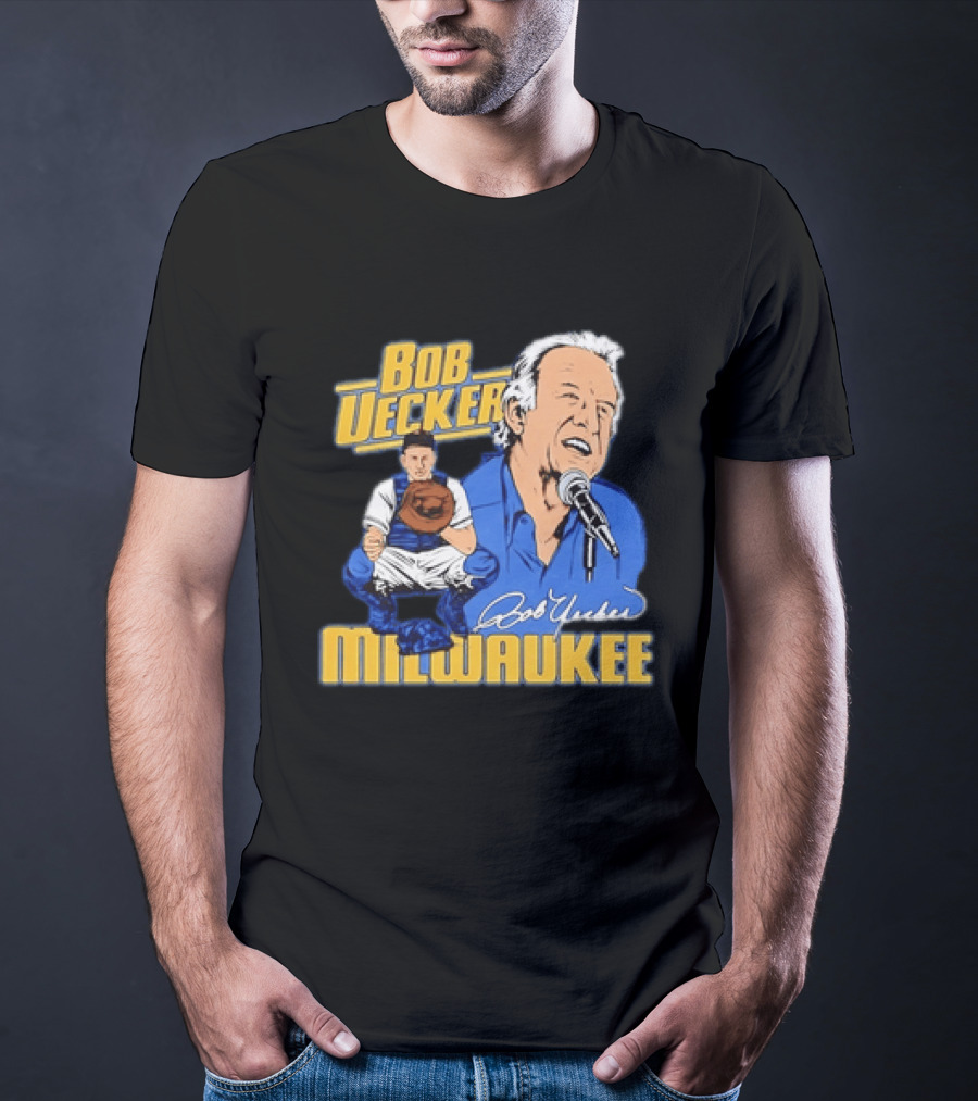Bob Uecker Milwaukee Catcher Microphone 2026 T-Shirt