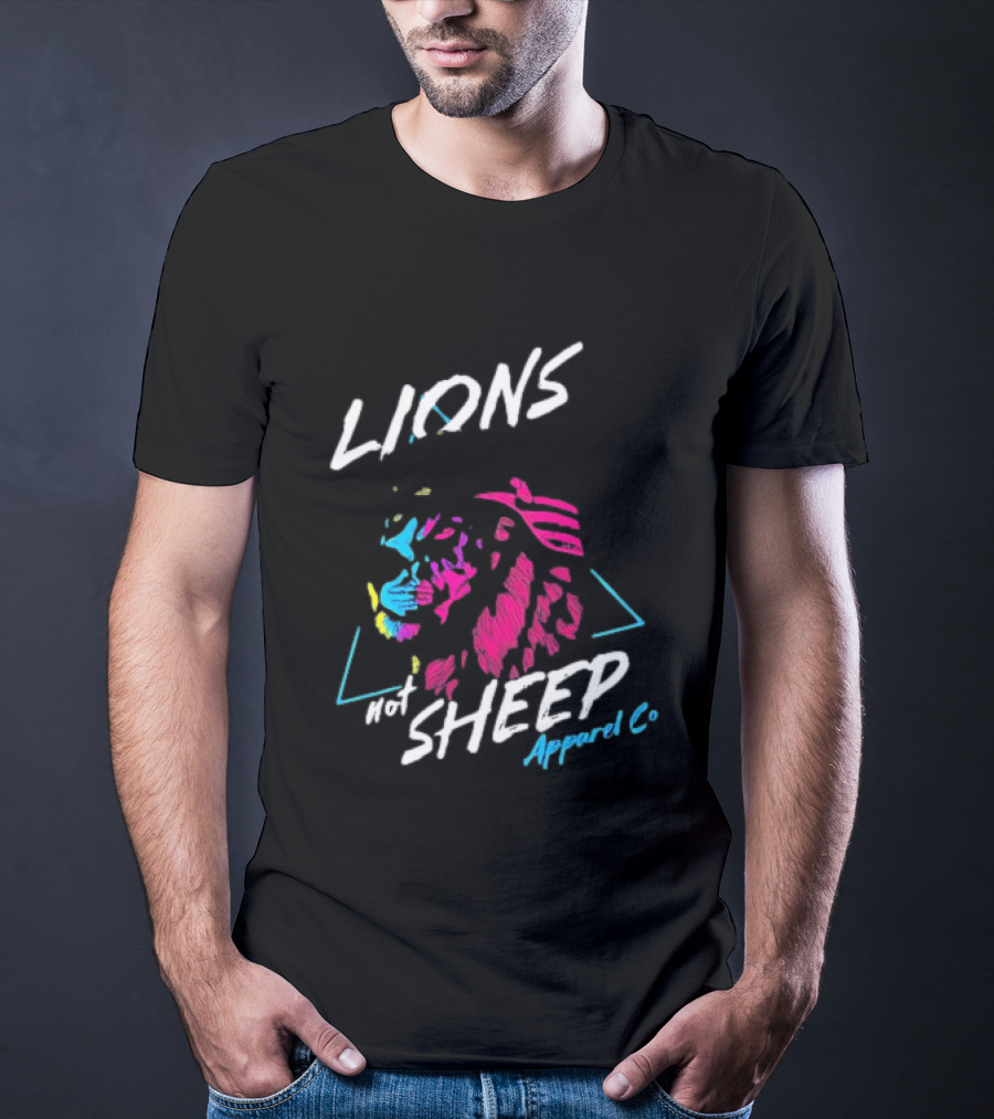 Lions Not Sheep Apparel Co Helmeted Lion T-Shirt