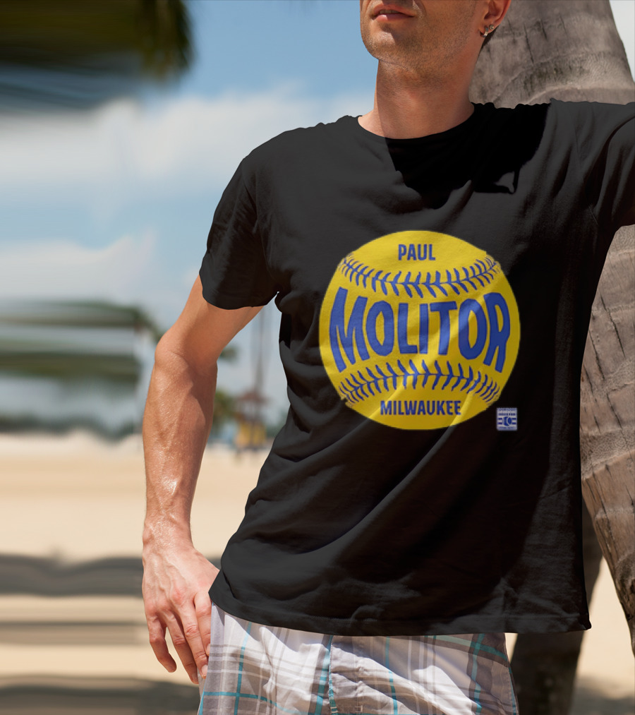 Paul Molitor Milwaukee Brewers Baseball Hall Of Fame 318 Club 1982 T-Shirt