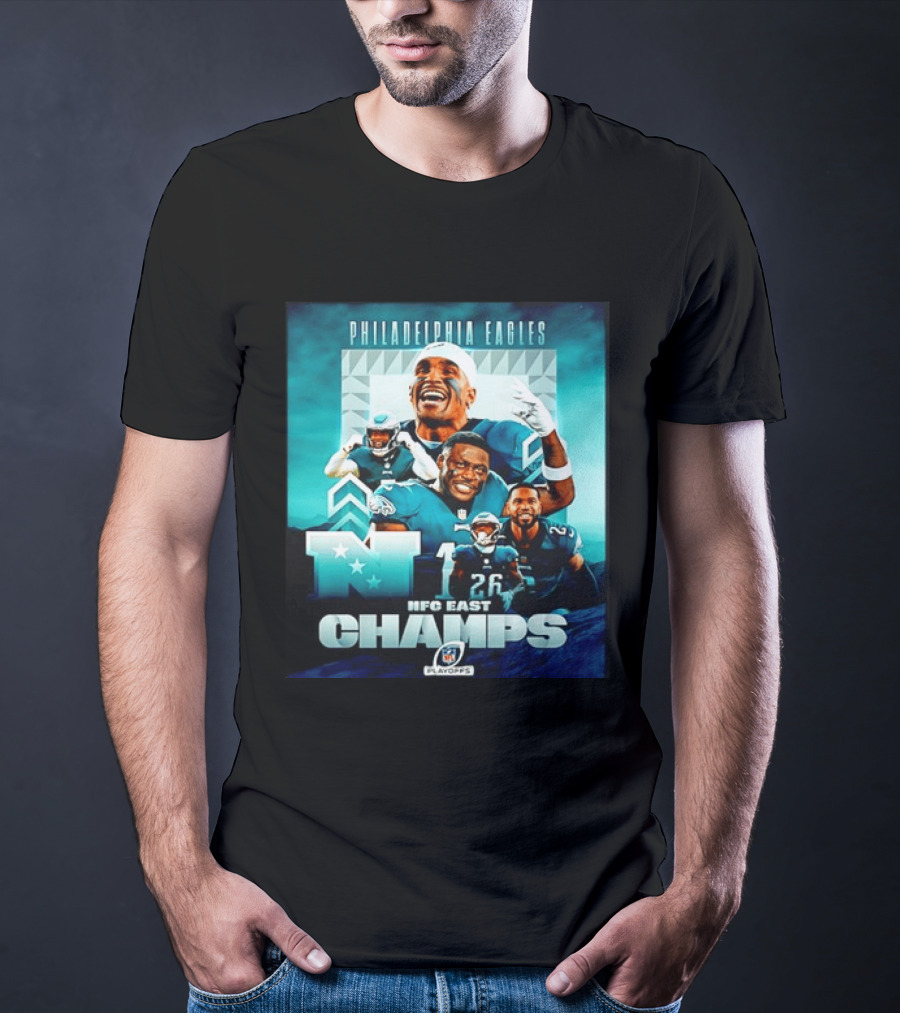 Philadelphia Eagles NFC East Champs 2022 Playoffs T-Shirt