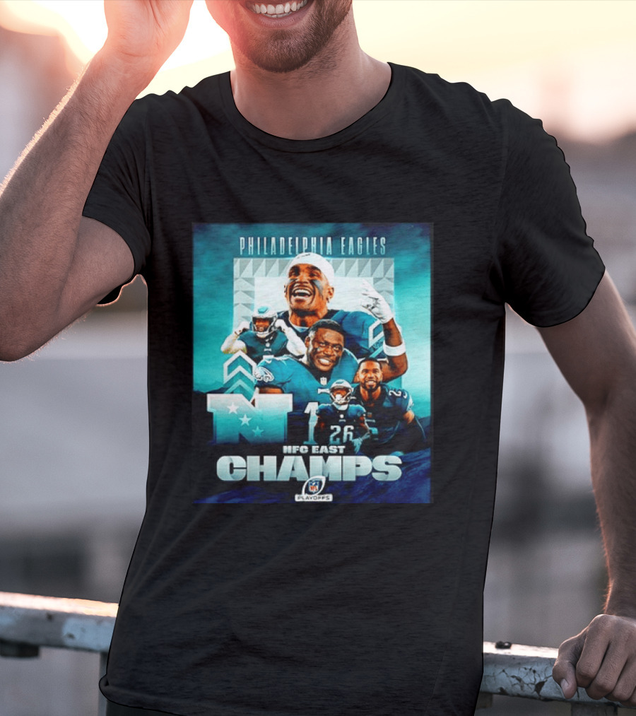 Philadelphia Eagles NFC East Champs 2022 Playoffs T-Shirt