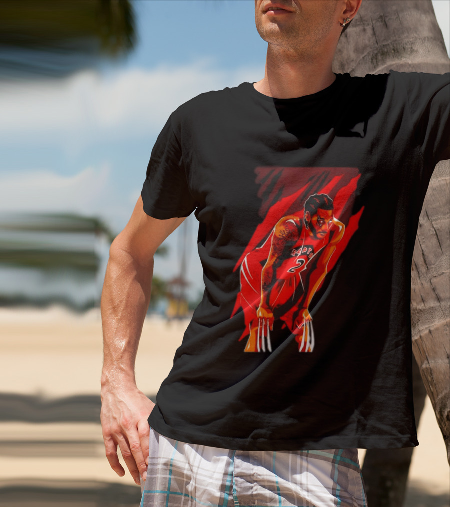 Kawhi Leonard Wolverine Claws Toronto Raptors 2 Jersey Return T-Shirt