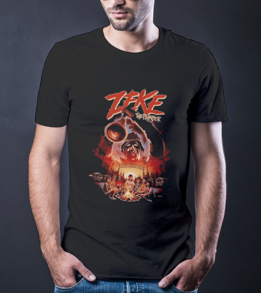 Zeke The Plumber Camp Anawanna Salute Your Shorts Horror Movie Mashup T-Shirt
