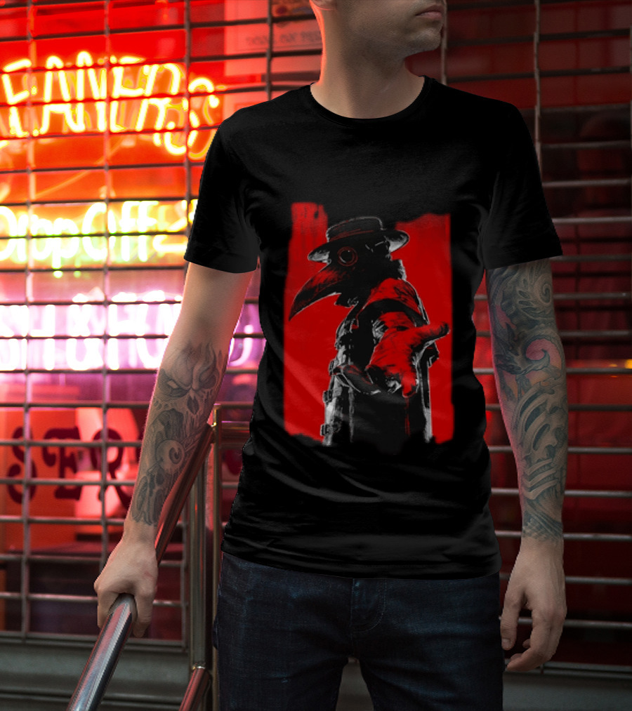 Plague Doctor Come With Me If You Want To Live Vintage Gothic T-Shirt