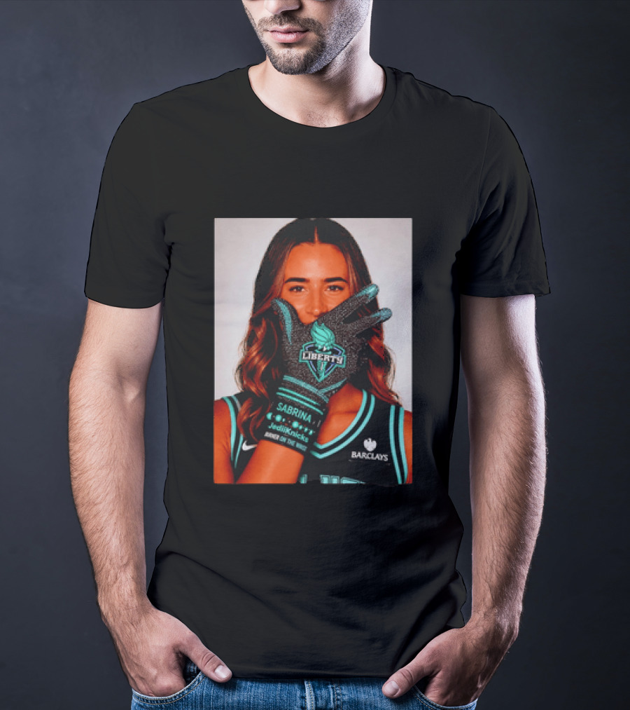 Sabrina Ionescu New York Liberty Barclays Burner Like Brunson IceMan T-Shirt