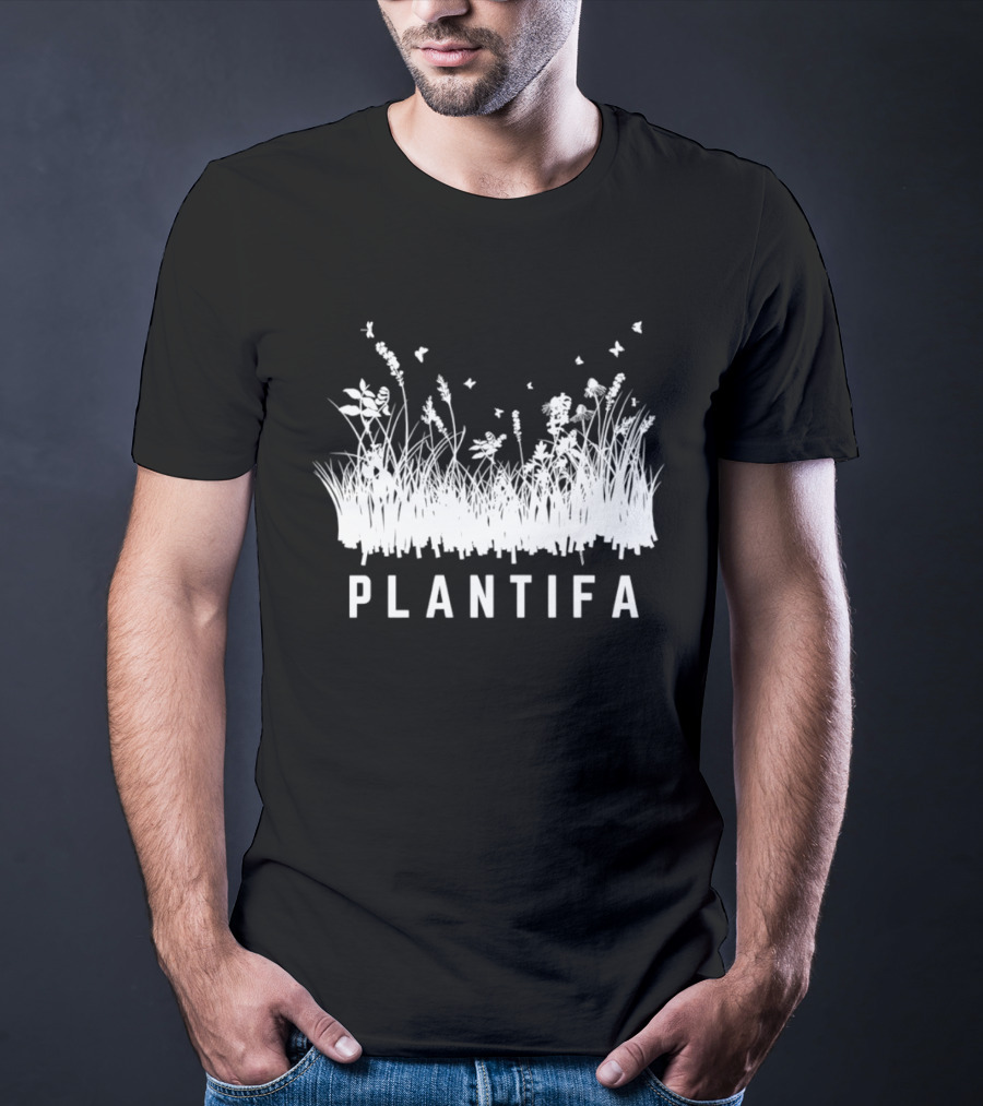 Butterflies And Plantifa Wildflowers T-Shirt