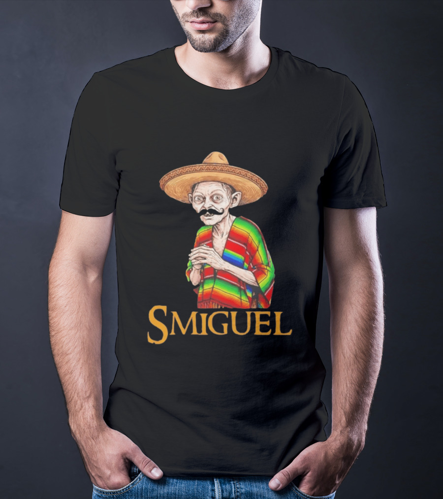 Smiguel Gollum Sombrero Rainbow Poncho T-Shirt