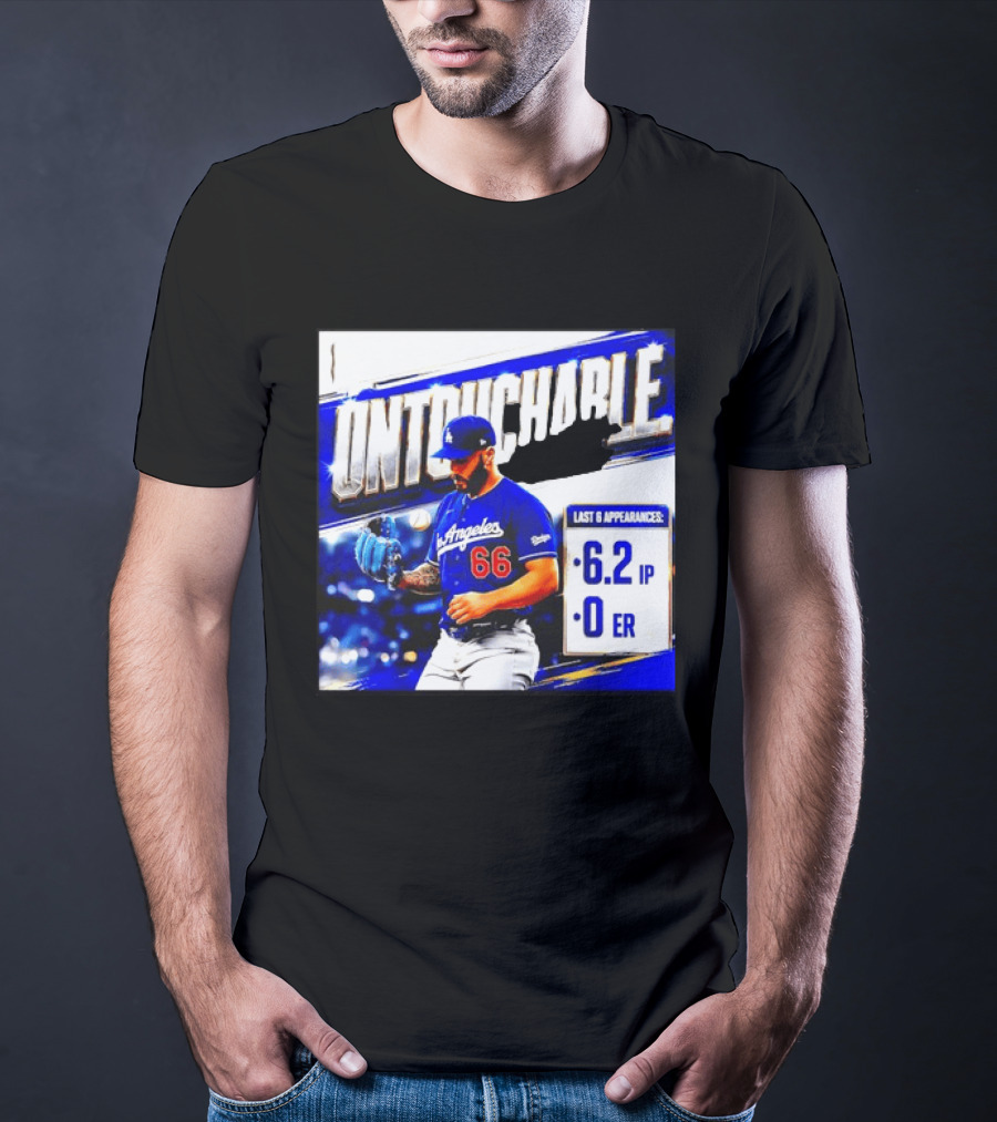 Los Angeles 66 Untouchable Last 6 Appearances 6.2IP 0ER T-Shirt