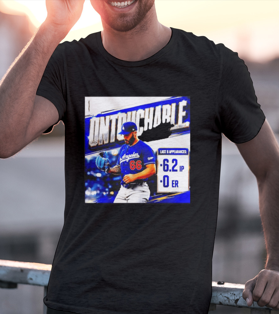 Los Angeles 66 Untouchable Last 6 Appearances 6.2IP 0ER T-Shirt