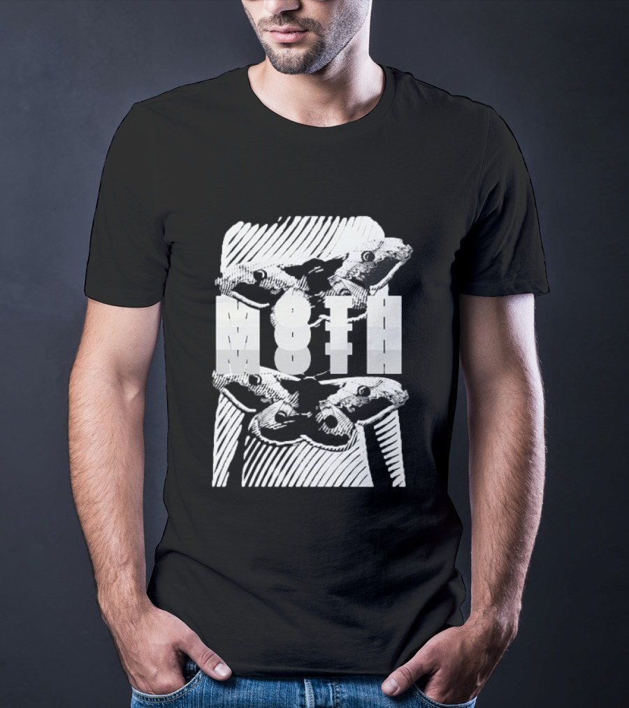Moth Wings Reflective Optical Illusion T-Shirt