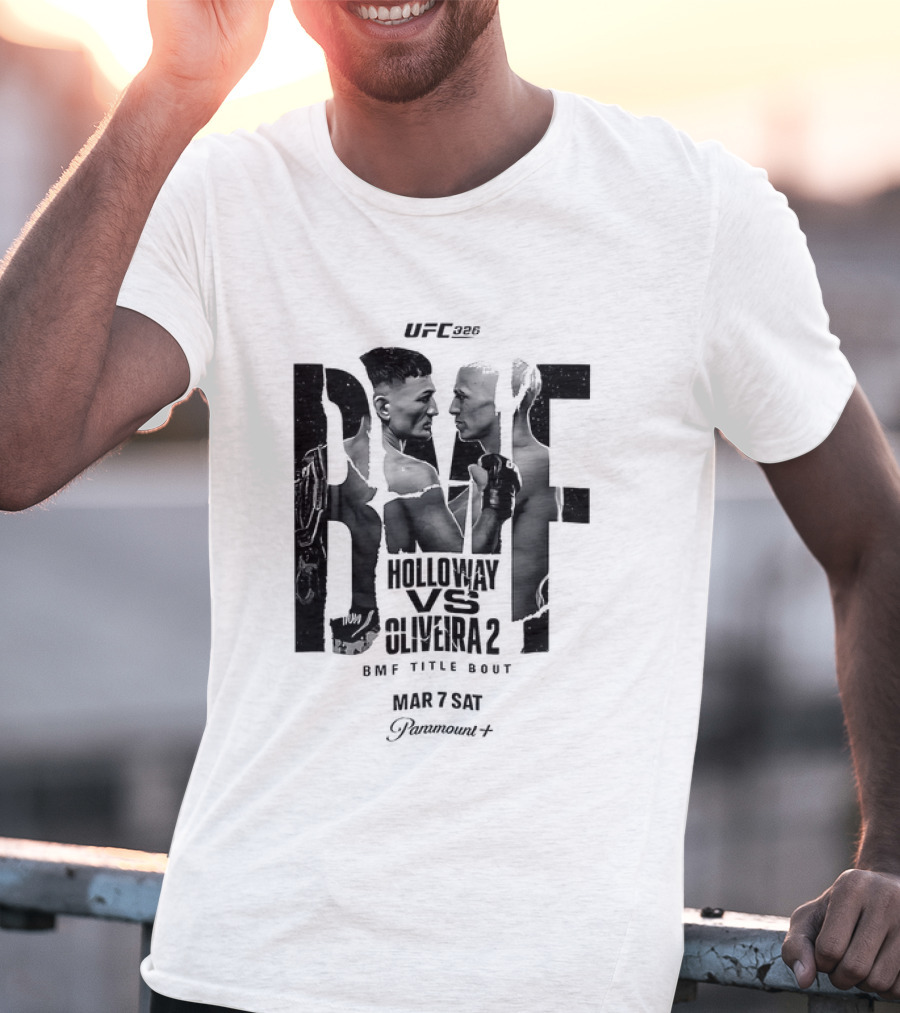 UFC BMF Holloway Vs Oliveira 2 Title Bout 326 T-Shirt