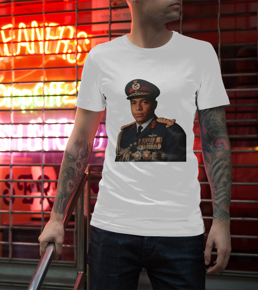 Kylian Mbappe Military Uniform Meme T-Shirt
