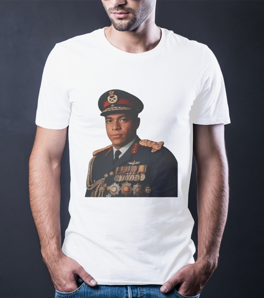 Kylian Mbappe Military Uniform Meme T-Shirt