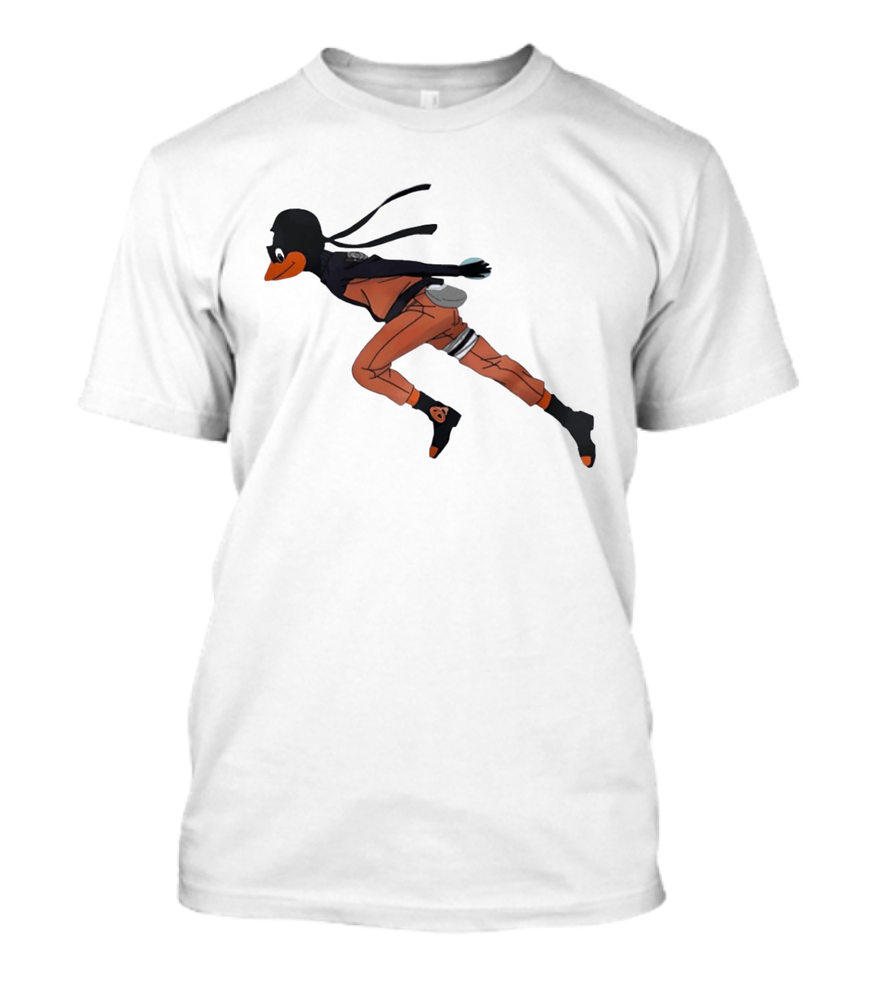 Naruto Uzumaki Duck Running Ninja Clan T-Shirt