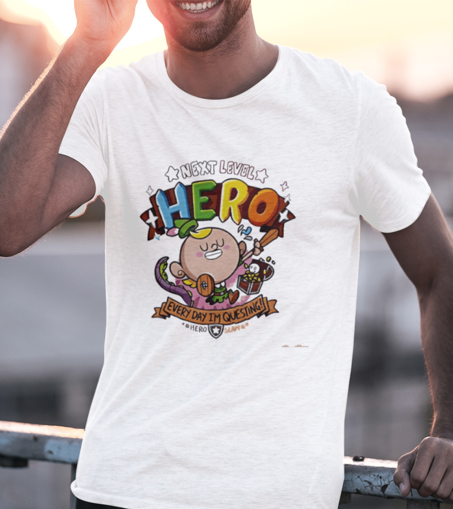 Next Level Hero Every Day I'm Questing T-Shirt