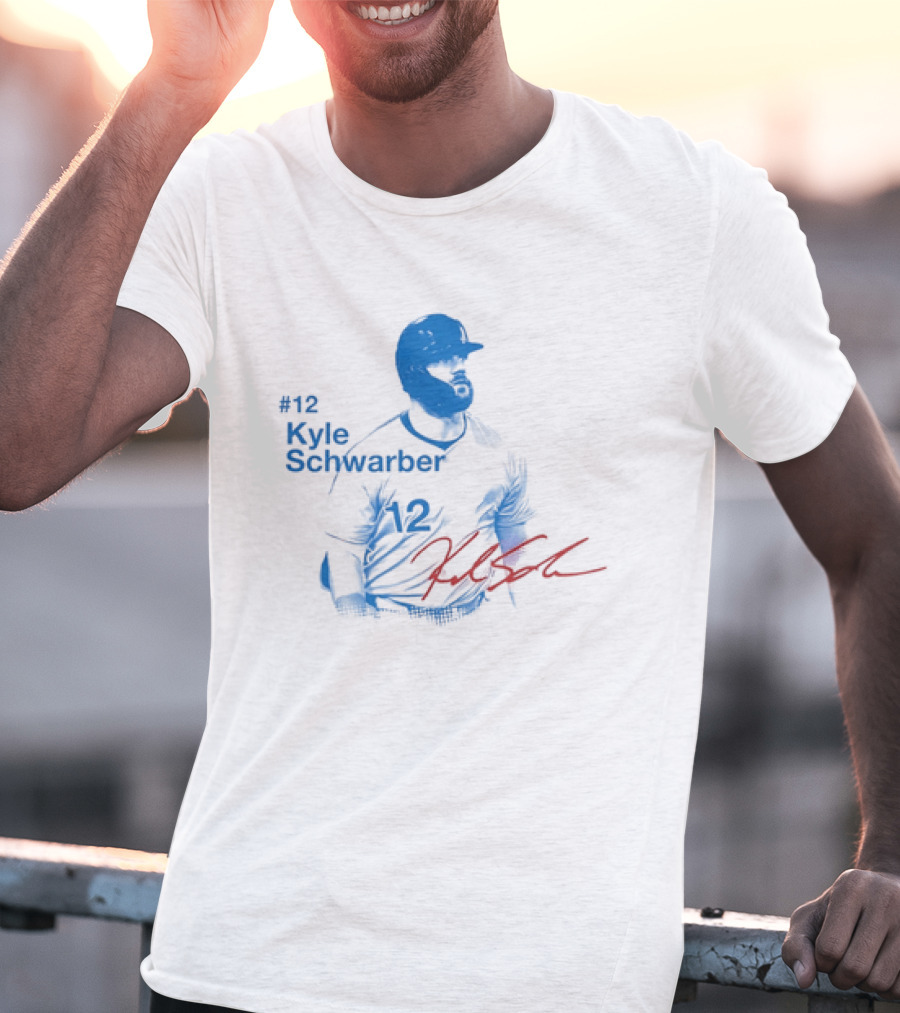 Kyle Schwarber #12 Philadelphia Phillies Baseball T-Shirt