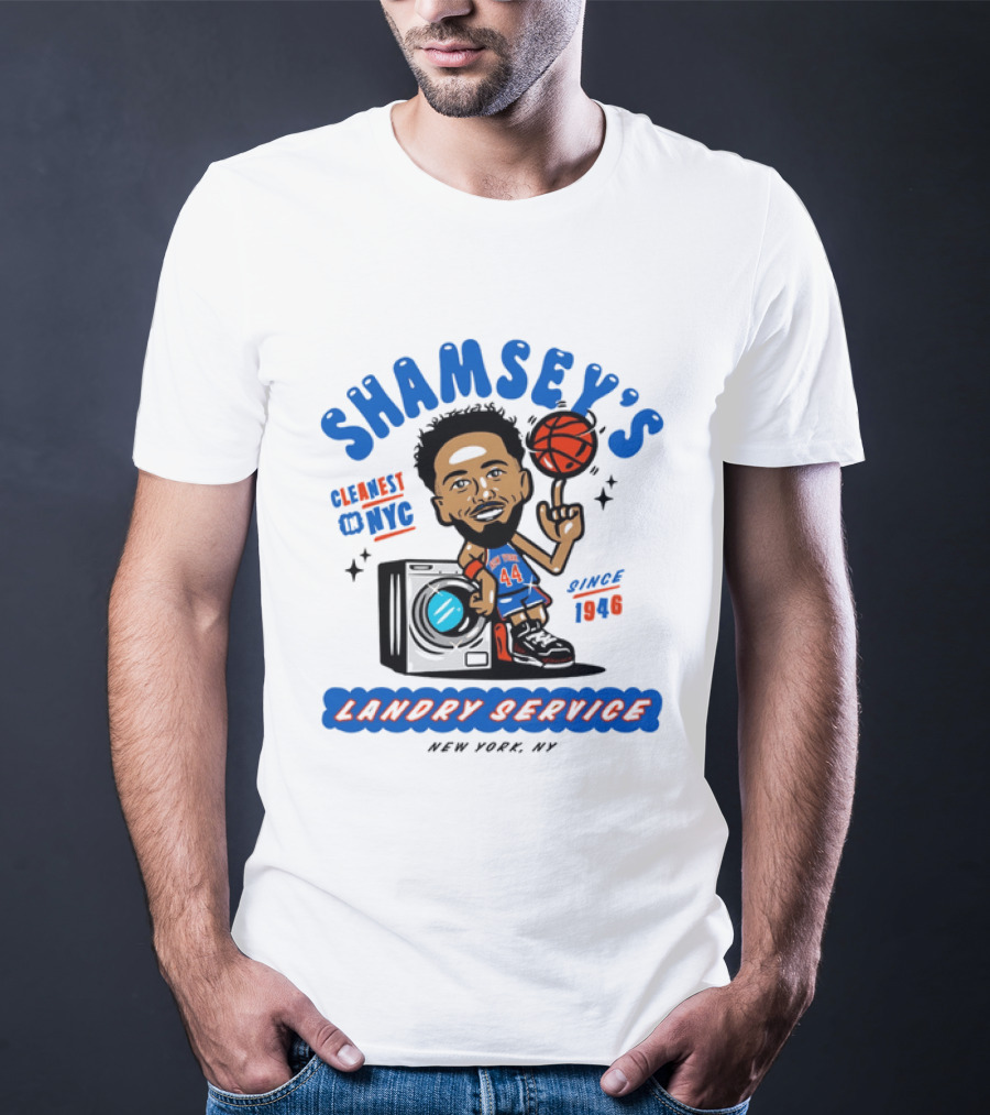 Shamsey's Landry Service New York Knicks Since 1946 NYC T-Shirt
