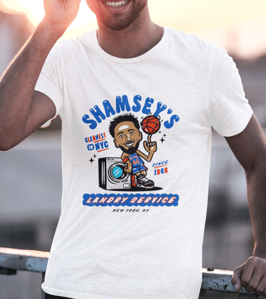 Shamsey's Landry Service New York Knicks Since 1946 NYC T-Shirt