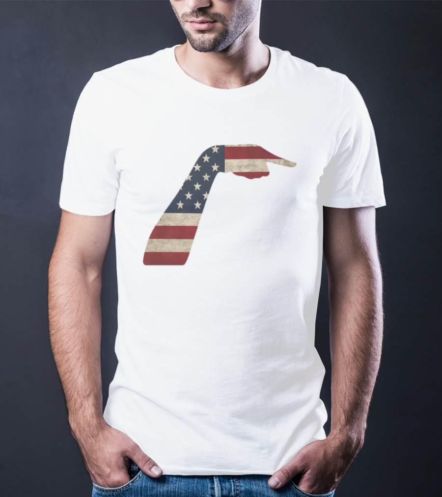 Sophie Cunningham American Flag Pointing Hand Patriotic USA Indiana Fever 2026 T-Shirt