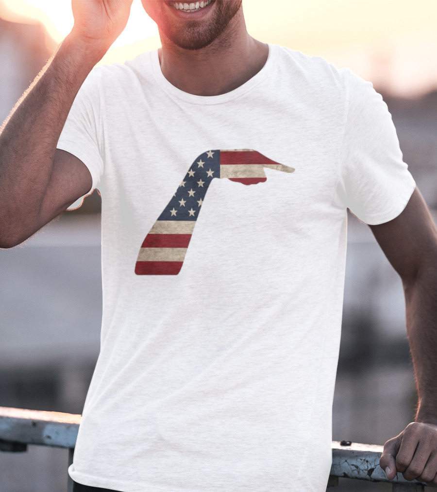Sophie Cunningham American Flag Pointing Hand Patriotic USA Indiana Fever 2026 T-Shirt