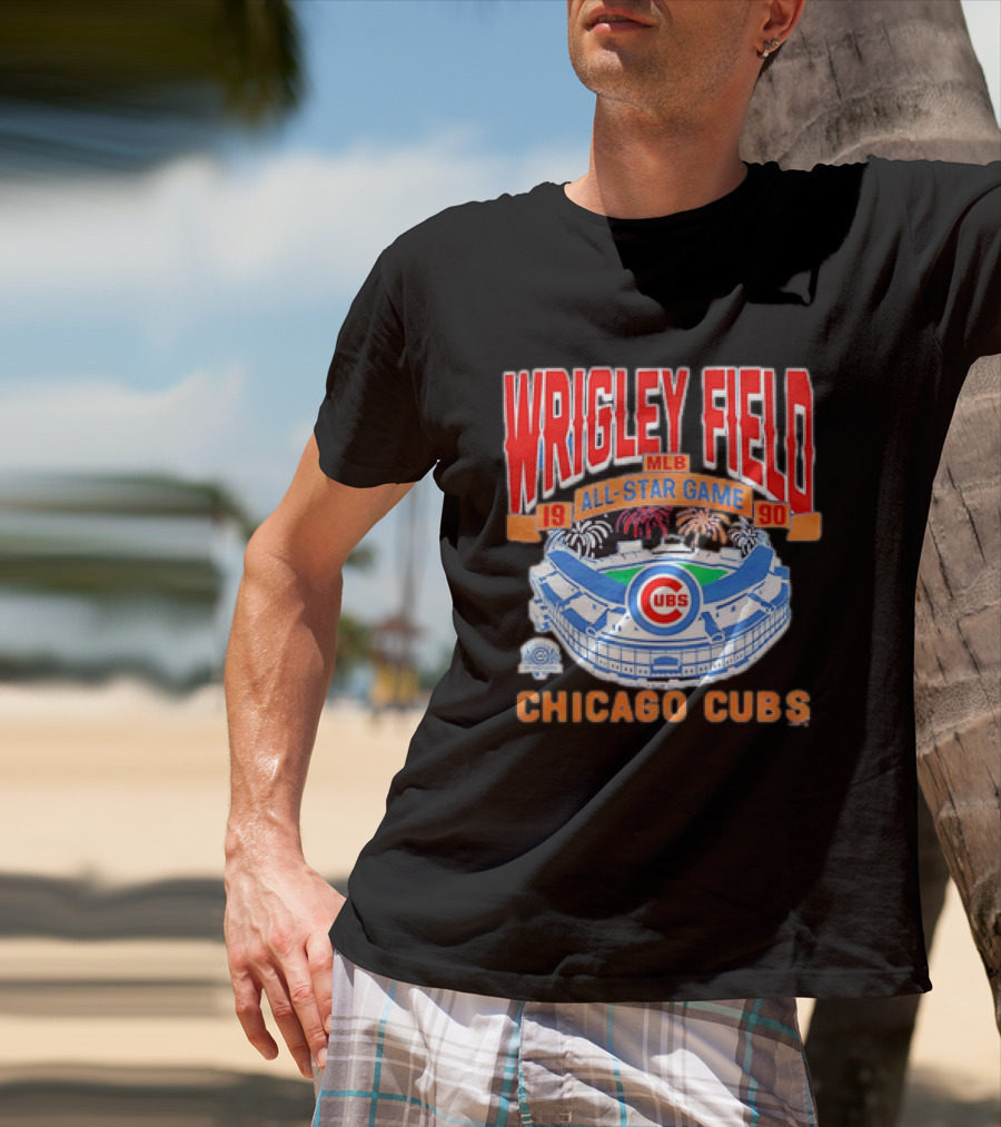 Wrigley Field 1990 MLB All Star Game Chicago Cubs T-Shirt