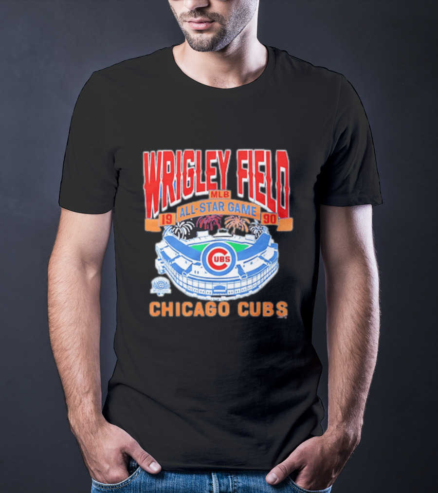 Wrigley Field 1990 MLB All Star Game Chicago Cubs T-Shirt