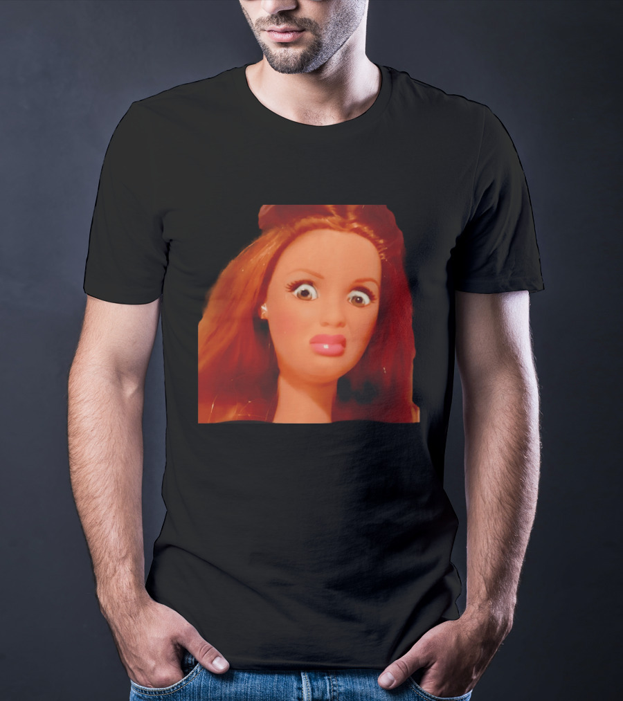 Disgusted Doll Meme Funny Barbie Expression T-Shirt