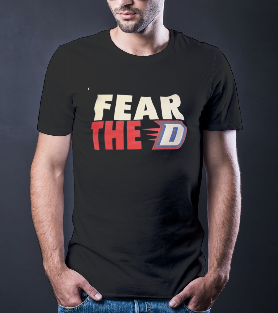 Fear The D DePaul Blue Demons Basketball Team Spirit T-Shirt