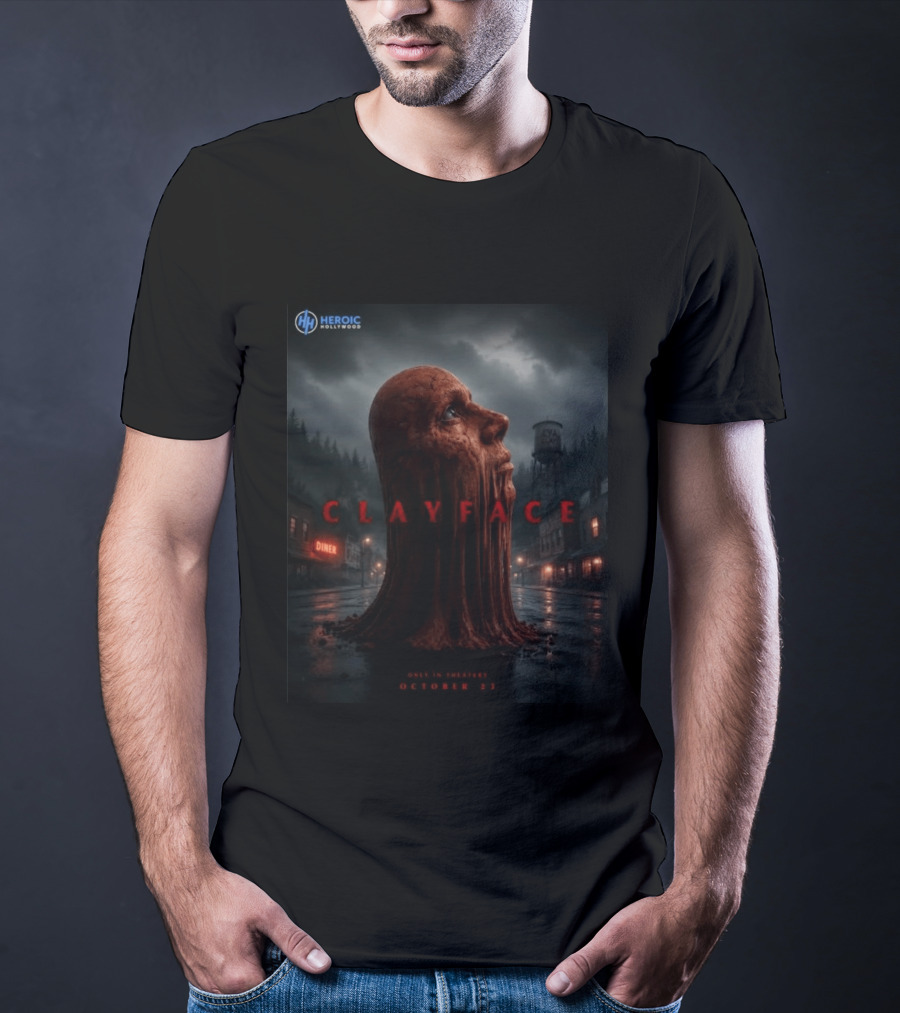 Heroic Hollywood Clayface Only In Theaters October 23 T-Shirt