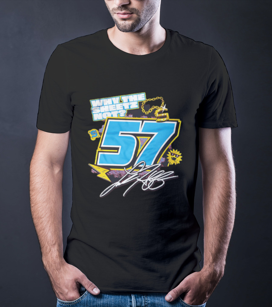 Why The Sheetz Not 57 Racing Motorsport Chain And Lightning T-Shirt
