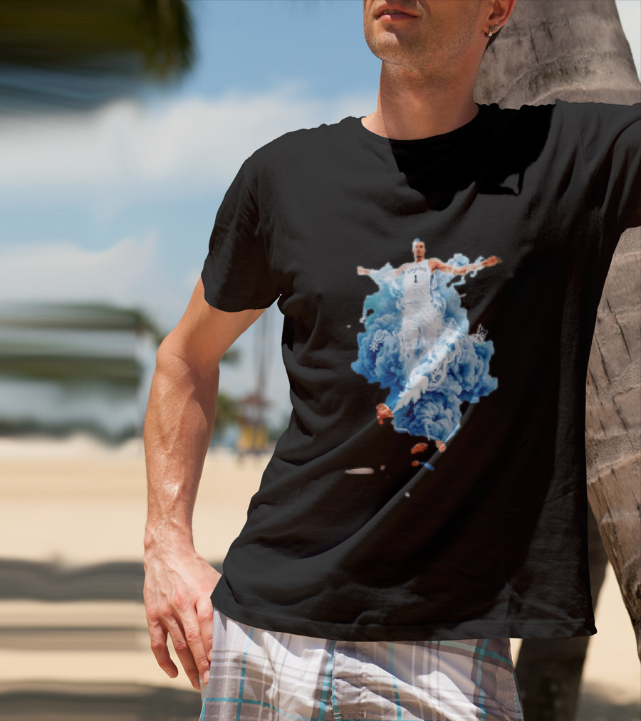 Jalen Brunson We Smoking On That Wemby Pack Spurs Player Blue Smoke T-Shirt