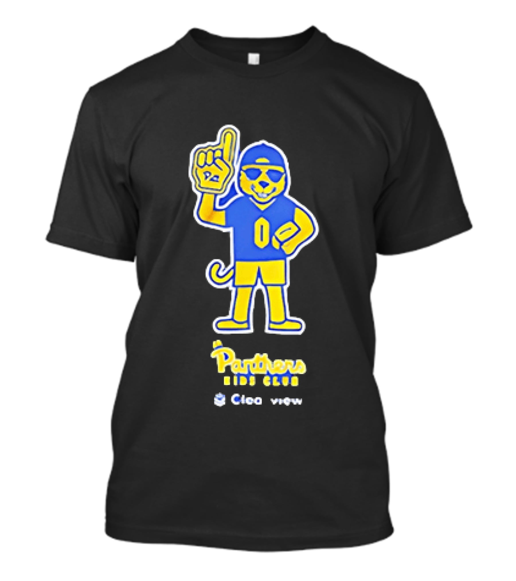 Pittsburgh Panthers Jr Panthers Club Clearview Mascot Football Fan T-Shirt