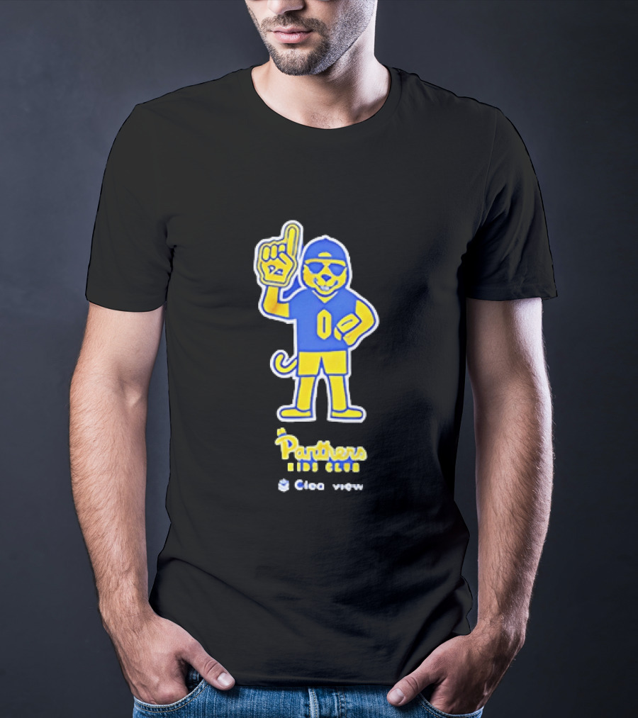 Pittsburgh Panthers Jr Panthers Club Clearview Mascot Football Fan T-Shirt