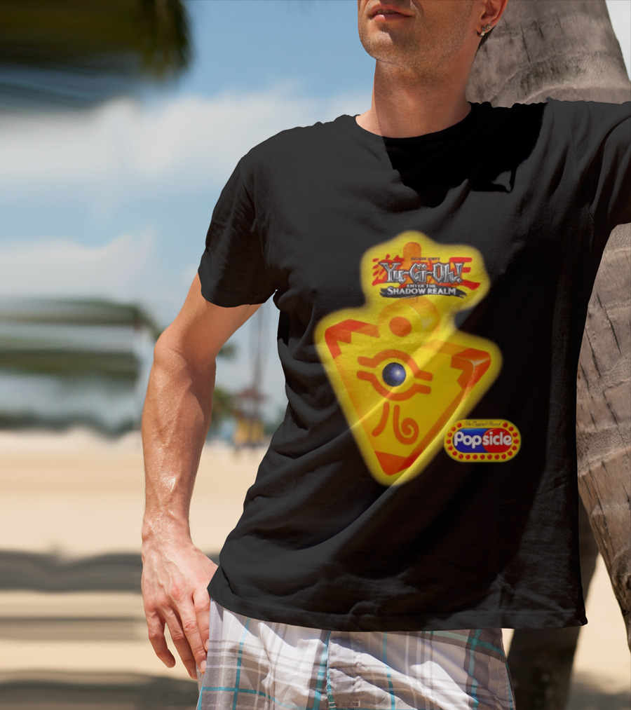 Shonen Jump Yu Gi Oh Enter The Shadow Realm Millennium Puzzle Popsicle T-Shirt
