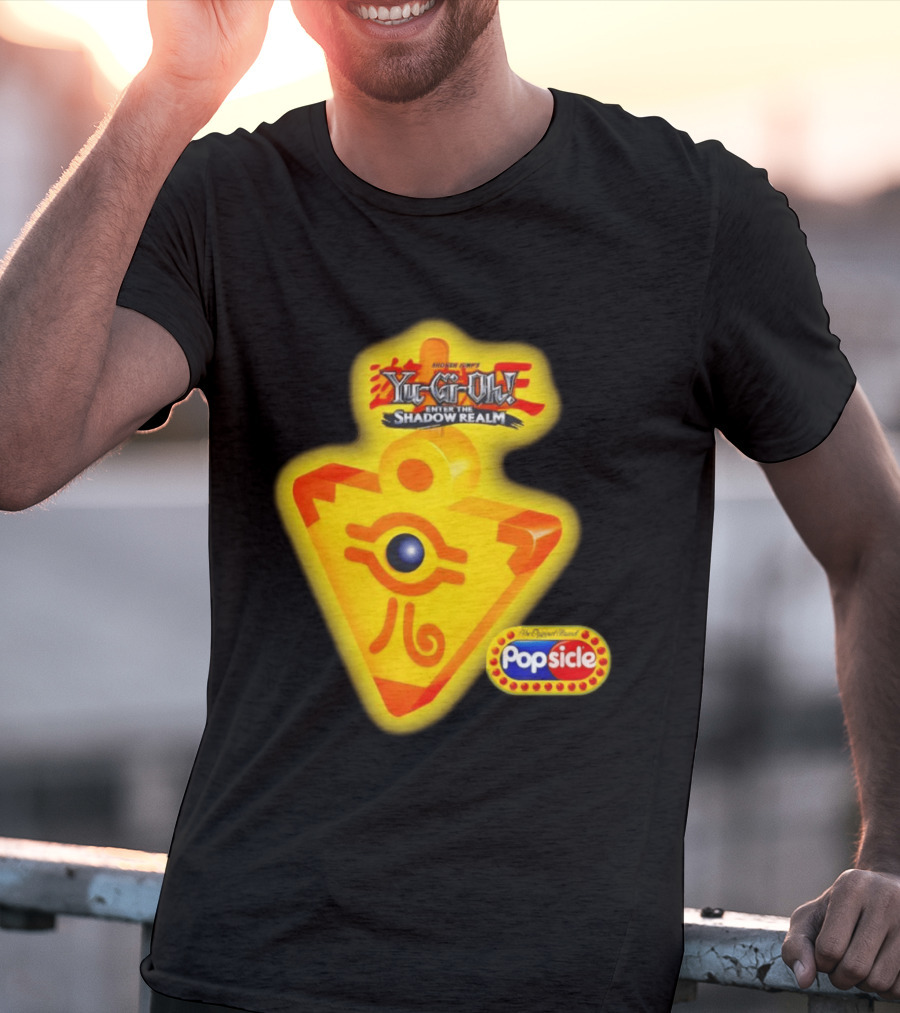 Shonen Jump Yu Gi Oh Enter The Shadow Realm Millennium Puzzle Popsicle T-Shirt